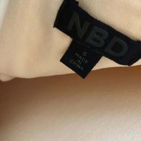 NEW NBD Revolve White Lace Mini Dress Sz. S - Picture 4 of 4